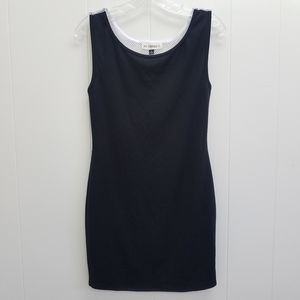 Hot Tempered White Back Mesh Mini Dress